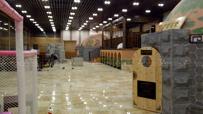 韓式汗蒸房(fáng)內(nèi)景